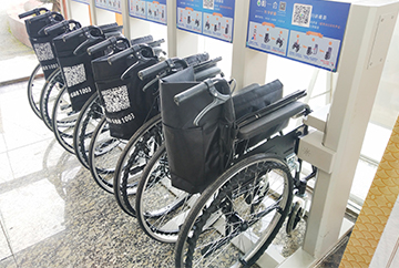 陪一会共享轮椅加盟案例-成都市郫都区骨科医院